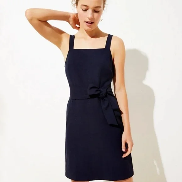 tie waist fit and flare dress Joseph Ribkoff main image 0
